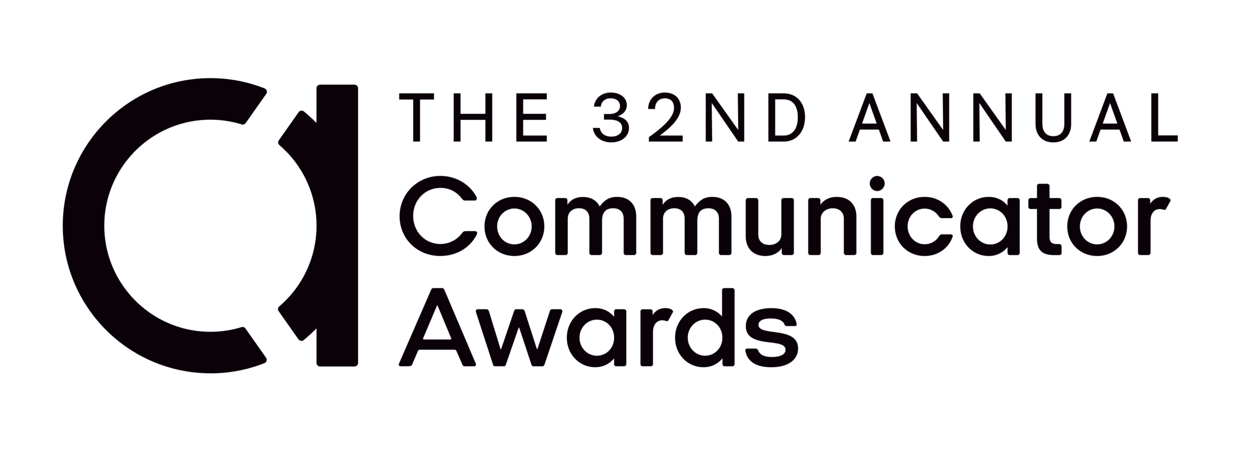 Communicator Awards Logo (Black)