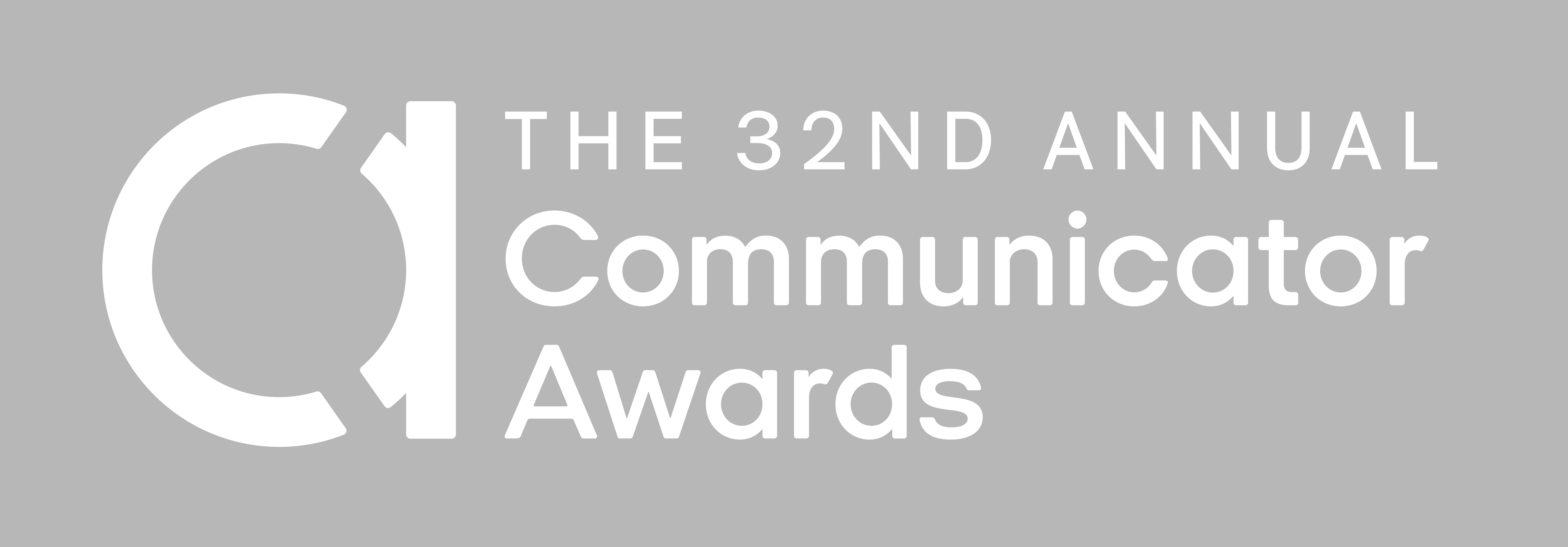Communicator Awards Logo (White)