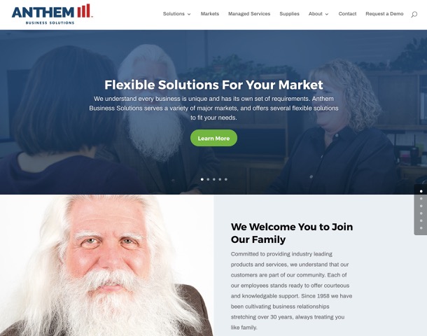 Anthem Business Solutions by Matcha Design