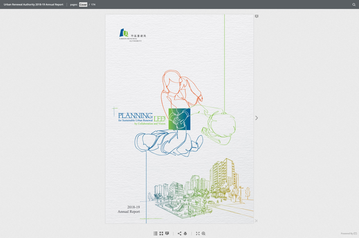 2018-2019 URA annual report by Urban Renewal Authority