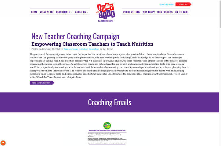 Jump with Jill Teacher Coaching Email Campaign by Jump with Jill