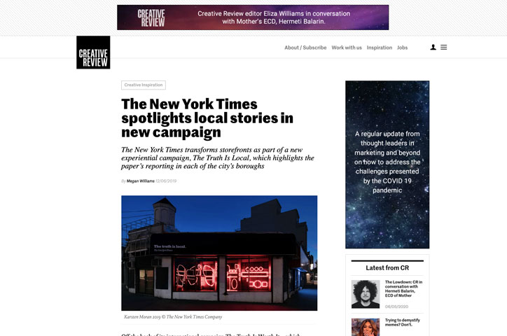 "The Truth Is Local" by Local Projects