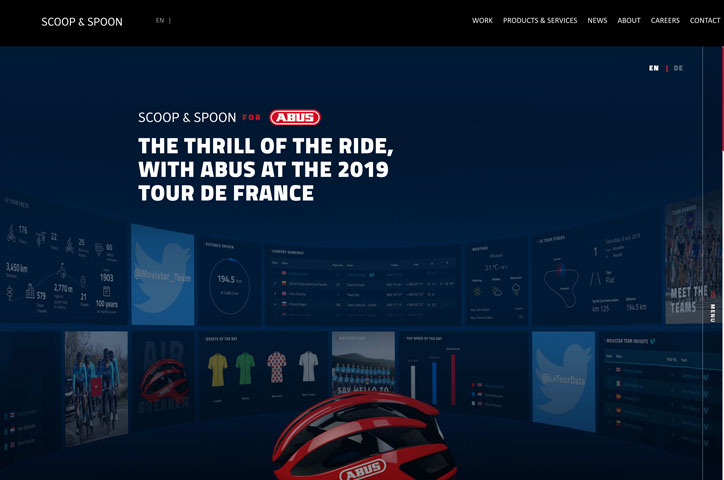 The thrill of the ride, with ABUS at the 2019 Tour de France by SCOOP & SPOON GmbH