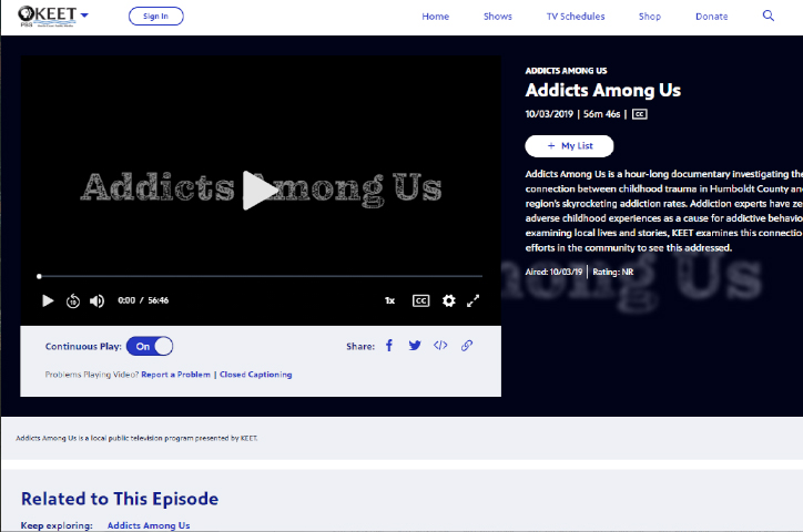 Addicts Among Us by KEET-TV