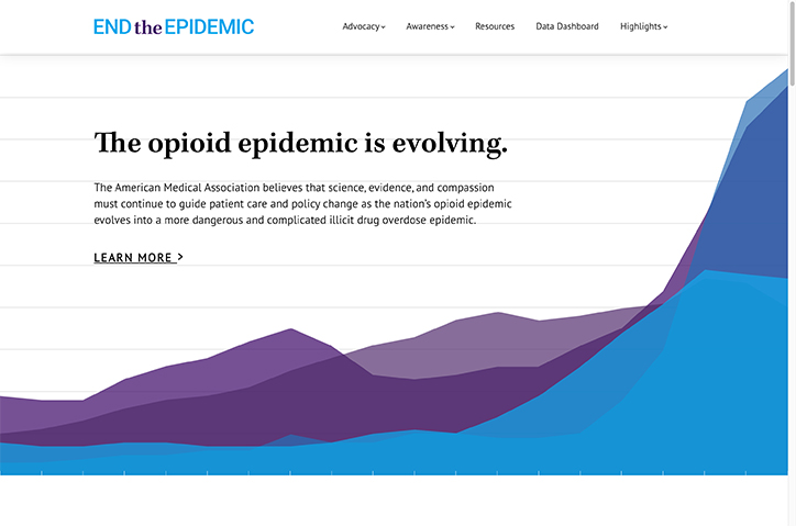 27th Annual Communicator Awards in Websites - Cause & Awareness (End the Epidemic - 2020) by Beekeeper Group