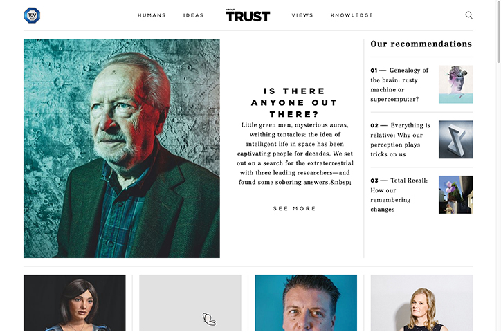 ABOUT TRUST Online magazine by muehlhausmoers corporate communications gmbh