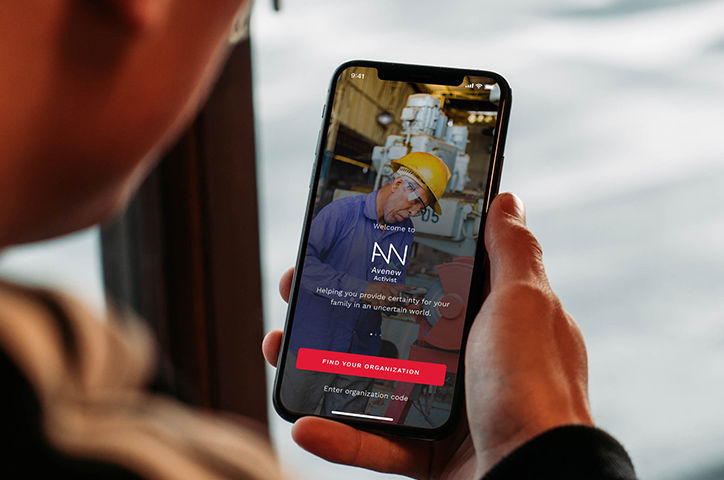 Avenew Activist - Providing a digital platform for authentic communication between unions and their members by L+R