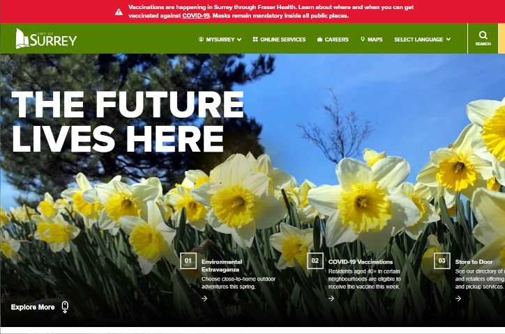 surrey.ca City of Surrey Website by City of Surrey