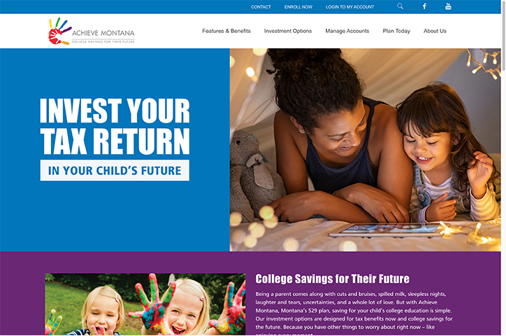 Achieve Montana Website by The Wendt Agency