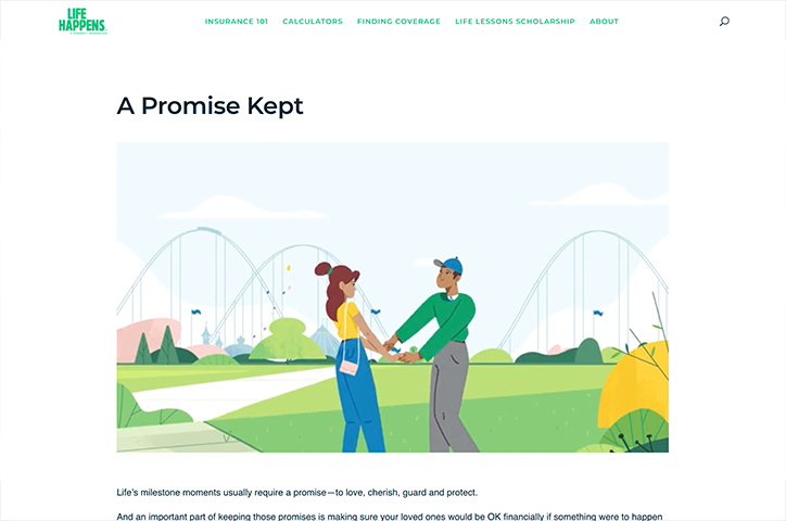 A Promise Kept by Life Happens
