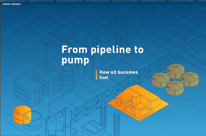 From pipeline to pipe / Gazprom neft by Rossiya Segodnya