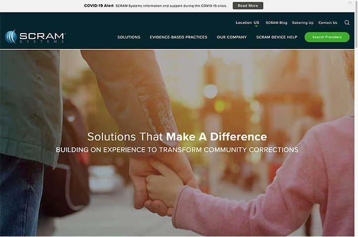 SCRAM Systems Website - Solutions That Make A Difference by CodeGeek