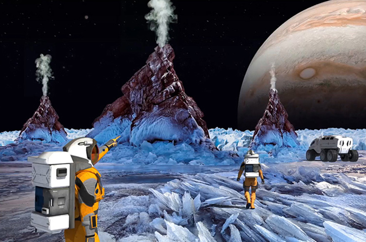 Galactic Tour Touch Table experience - Visual Appeal by Ouno Creative
