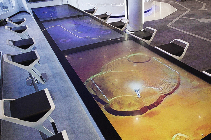 Galactic Tour Touch Table experience - Mobile Apps / Sites - Aesthetic by Ouno Creative