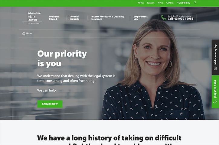 Adviceline Injury Lawyers by Luminary