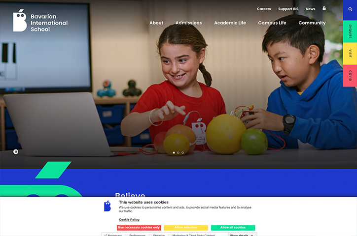 Bavarian International School by Finalsite