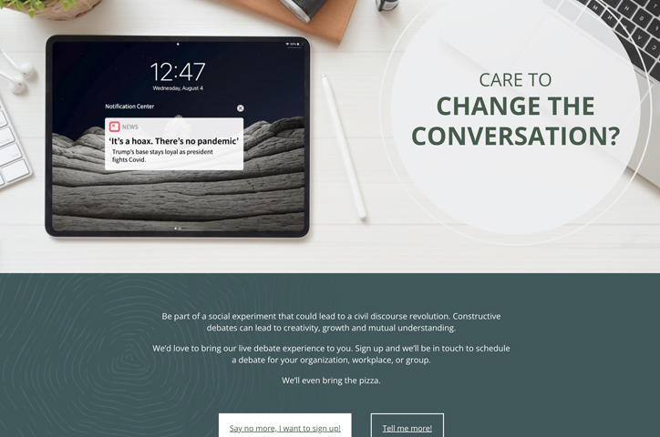 Collective Reflection Website by Blue Door Consulting