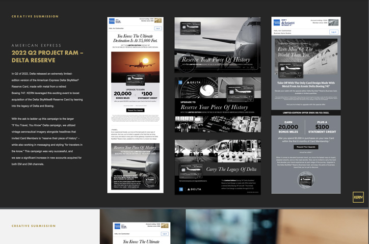 2022 Delta RAM Email and Direct Mail Campaign by RAPP