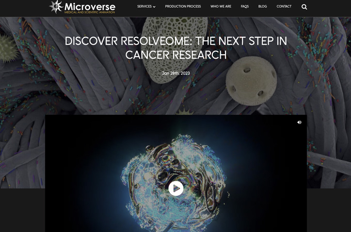 Discover ResolveOME: The Next Step in Cancer Research by Microverse Studios