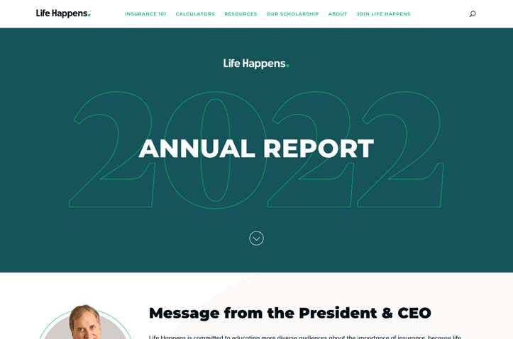 Life Happens Annual Report 2022 by Life Happens