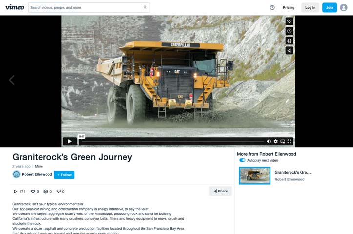 Graniterock's Green Journey by Graniterock