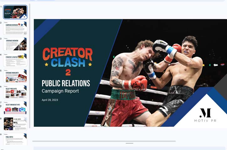 Creator Clash 2 PR Campaign by Motiv PR