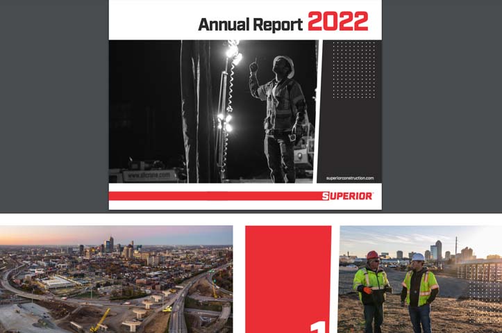 Reputation Ink’s 2022 Annual Report for Superior Construction by Reputation Ink
