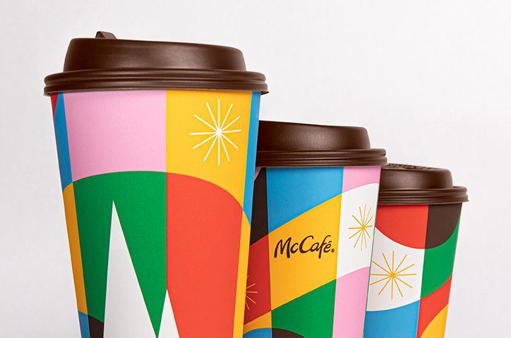 2023 McCafé Holiday Cups by Boxer Brand Design