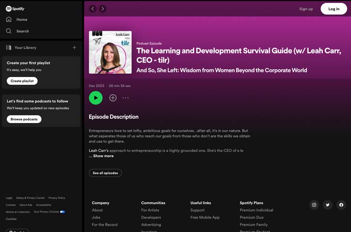 The Learning and Development Survival Guide (w/ Leah Carr, CEO - tilr) by Cansulta