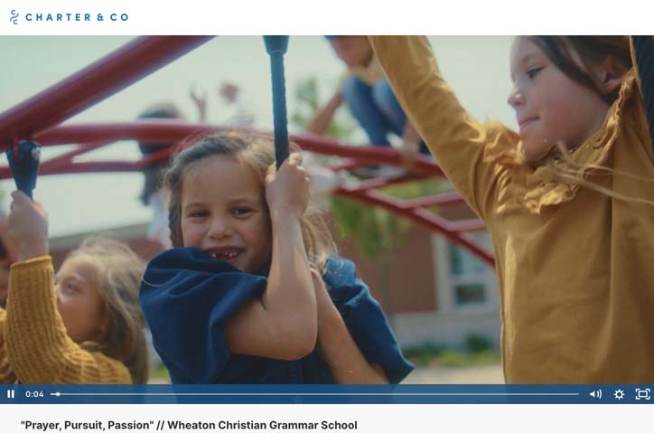 "Prayer, Pursuit, Passion" - Wheaton Christian Grammar School Brand Film by Charter & Co