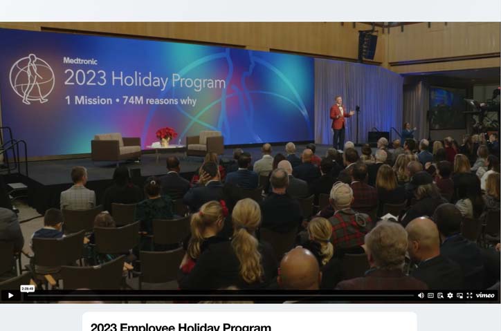 2023 Employee Holiday Program by Medtronic