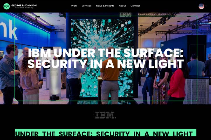IBM Under the Surface by George P. Johnson Experience Marketing