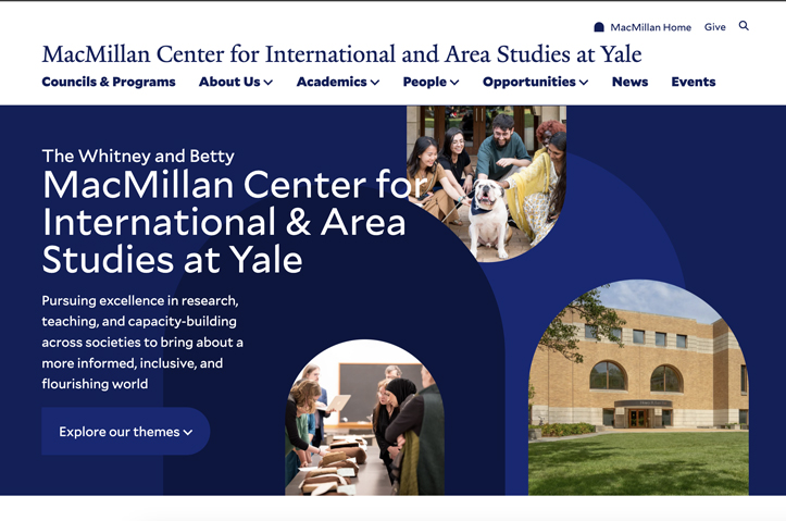 MacMillan Center for International and Area Studies at Yale by Square360