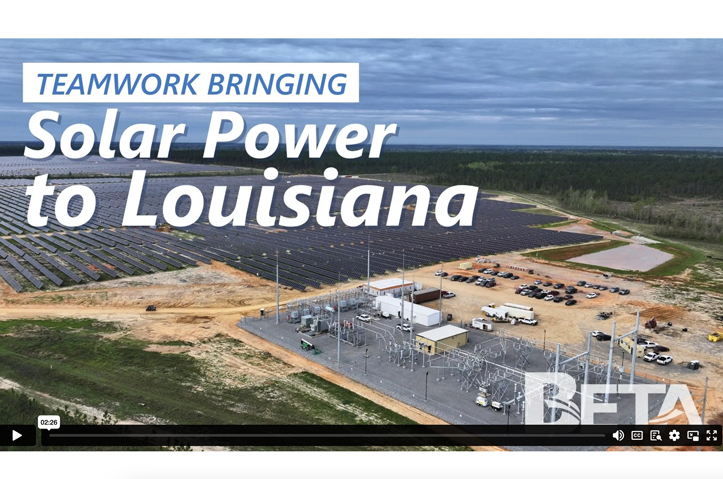 Teamwork Bringing Solar Power to Louisiana by Beta Engineering