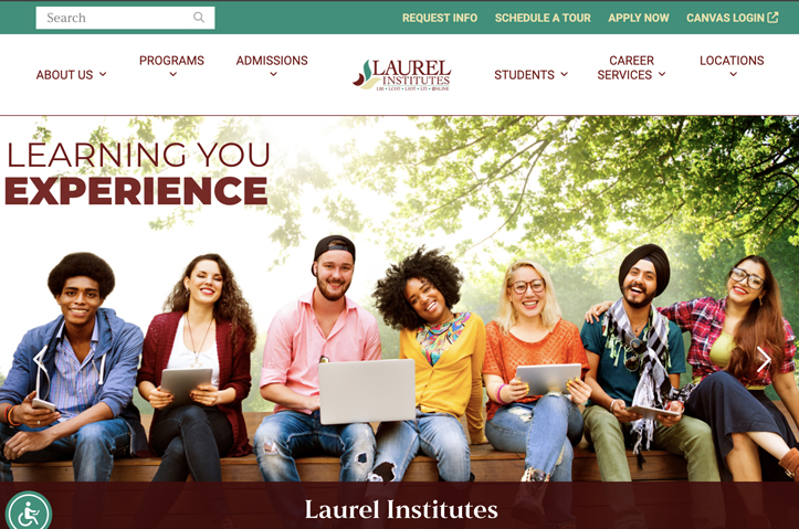 The Redesign and Redevelopment of Laurel.Edu by Beyond Spots & Dots