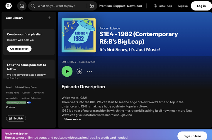 It's Not Scary, It's Just Music! (1982: Contemporary R&B's Big Leap) by It's Not Scary, It's Just Music!