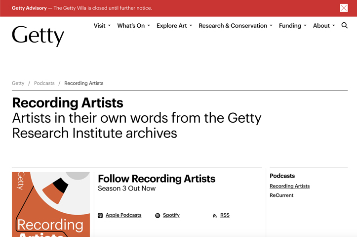 Recording Artists: Experiments in Art and Technology by J. Paul Getty Trust