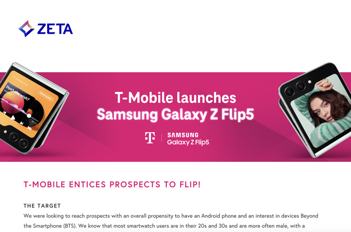 T-Mobile Samsung Launch + BTS by Zeta Global