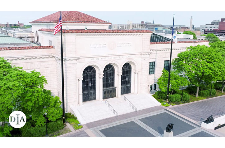 Never Before Seen One-Take Drone Fly Through of Detroit's Iconic Art Museum by Detroit Institute of Arts