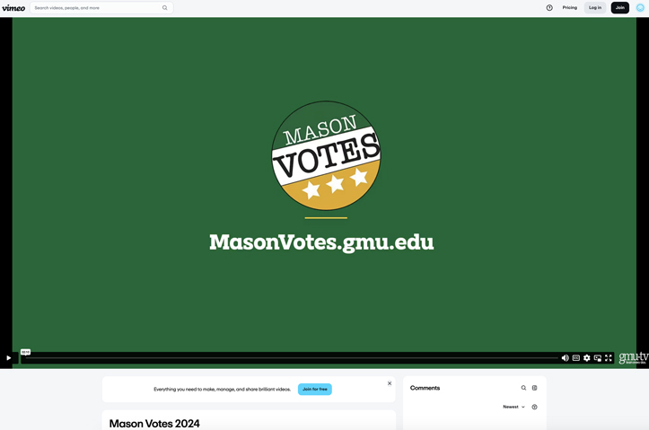 Mason Votes 2024 by George Mason University