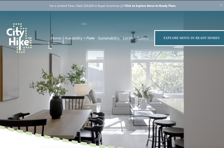 City Hike Website by Chappell