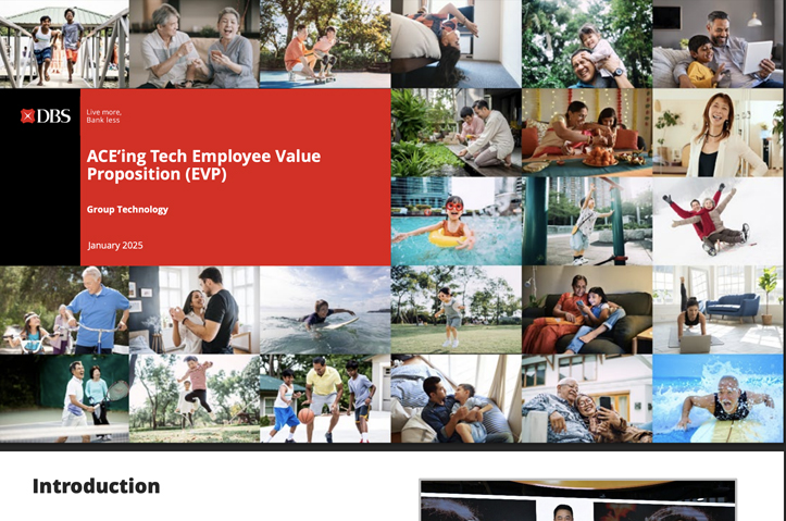 DBS ACE’ing Tech Employee Value Proposition (EVP) by DBS Bank