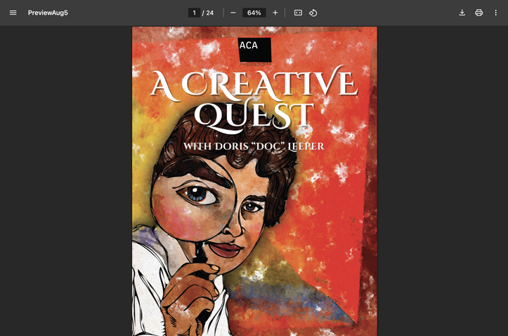 A Creative Quest with Doris "Doc" Leeper by Frances Nevill Communications