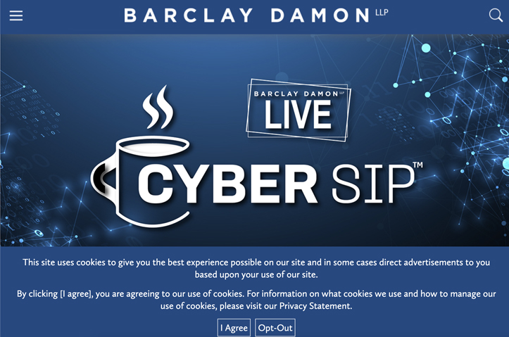Cyber Sip Podcast by Barclay Damon