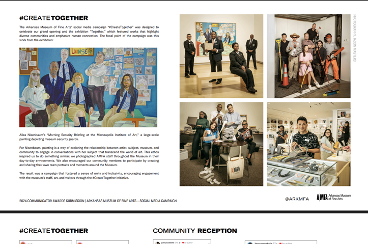 #CreateTogether by Arkansas Museum of Fine Arts