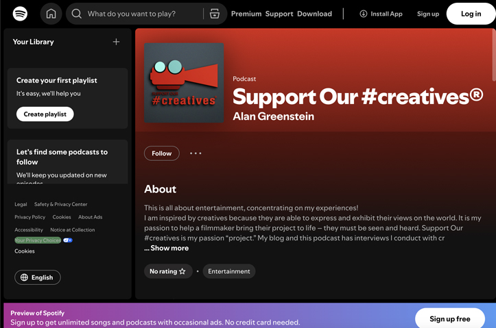 Support Our #creatives® podcast by Support Our #creatives