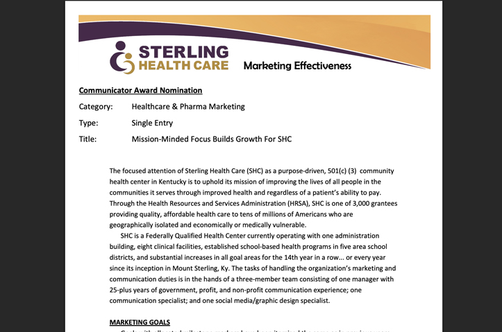 Mission-Minded Focus Builds Growth For SHC by Sterling Health Care
