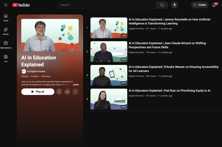 AI in Education Explained by Digital Promise