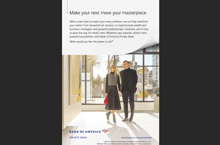 Make Your Next Move Your Masterpiece Ad by Bank of America
