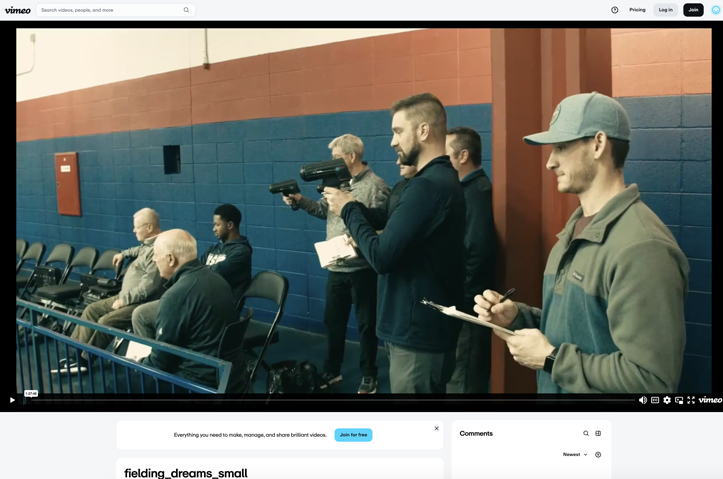 Fielding Dreams: A Celebration of Baseball Scouts by Acadia Pictures, Inc.